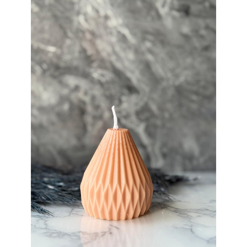 Natural Soya Wax Candle, White, 2.4 x 3.1 x 2.4 inches | 100% Eco-Friendly, Clean Burning | Perfect for Home Décor, Meditation, and Relaxation | Long-Lasting Fragrance, Ideal Gift for Any Occasion