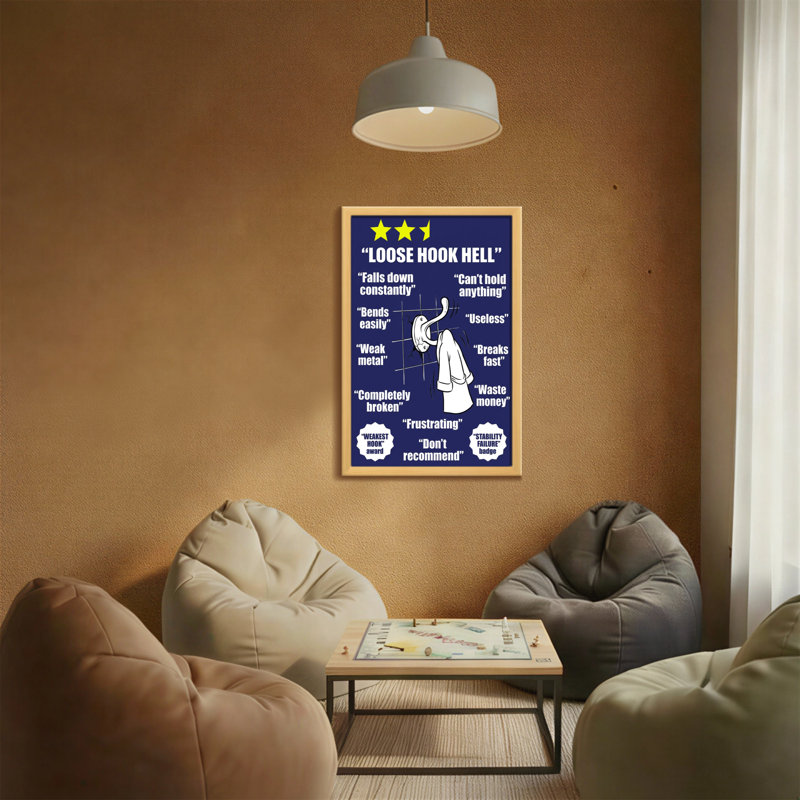 «Bath & Laundry Loose Hook», H 18 po x l 12 po