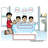 Personalized Name That Toon Tub Time Dad 3 boys Rhinestone Bordered Key Chain-106950365