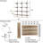 48" Long 10" Deep Floating Shelves, Height Adjustable Wall Shelf with Real Wood Board, Hanging Shelves For Wall, Floating Bookshelves For Living Room & Office, Farmhouse And Boho Decor, 4 Tier-851127044