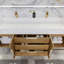 Ensemble de meuble-lavabo mural double l 72 "Glasgow-2076261247