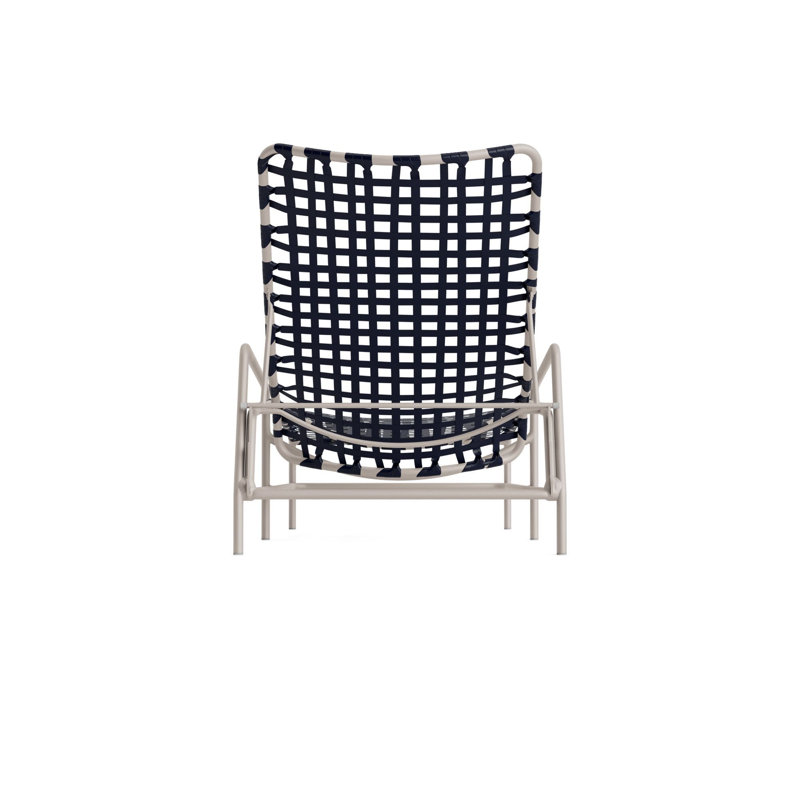 Kantan Outdoor Chaise Lounge, Marine/Dove Smooth