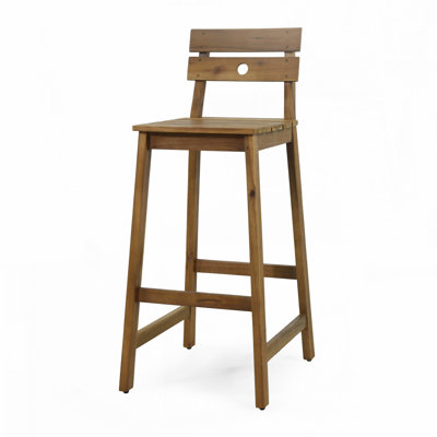 Outdoor Wooden Barstool