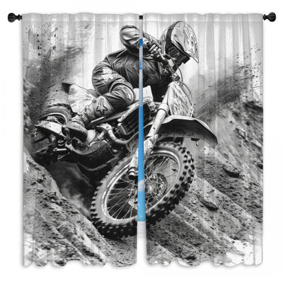 Rideaux de fenêtre Motocross