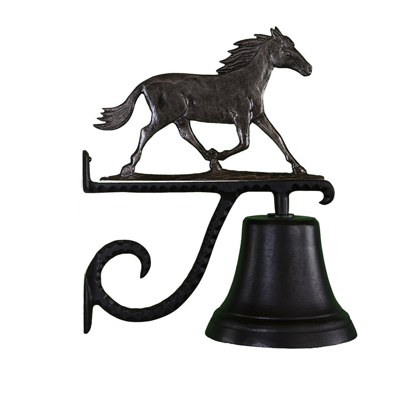 Cast Weather Resistant Metal Animals Bell, Swedish Iron