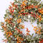 24" Artificial Eucalyptus Berry Thanksgiving Fall Front Door Wreath