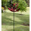 Crimson Lotus Metal Garden Wind Spinner