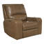 Fauteuil inclinable électrique en cuir fleur 41 po avec accoudoirs carrés Mikey-98419987
