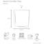 Toile pour maison, verre espagnol 12 oz