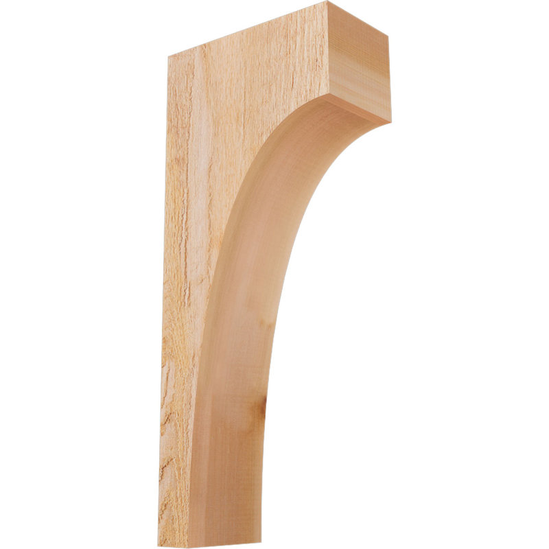 Huntington Corbel, H 28 po x l 6 po x P 12 po, Sciage brut, Cèdre rouge