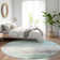 Machine Washable Indoor/Outdoor Claudian ACN1521 Seafoam Rug