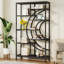 Alvine 179cm H x 99.9cm W Metal Geometric Bookcase-1001675529