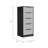 White 5-Drawer Rectangle Dresser