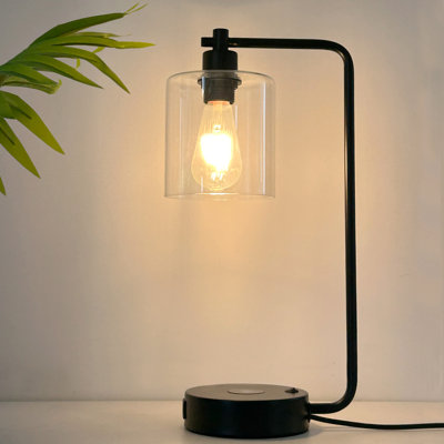 Lampe de bureau USB en métal Elle-Leigh
