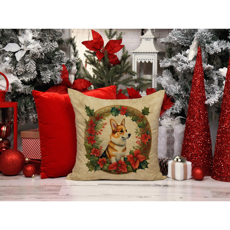 Coussin Christmas, Carré, 18 po x 18 po