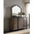 Oak Finish Mirror