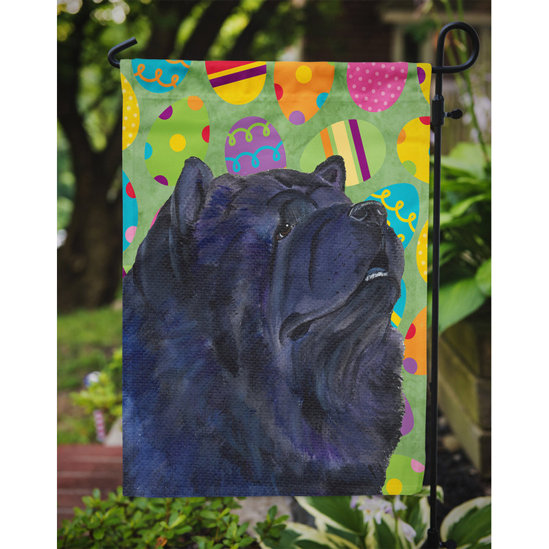 Drapeau de jardin Atara, Chow-chow (noir)