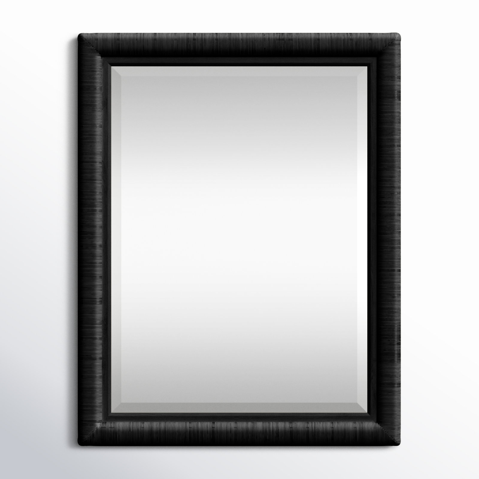 Monterey 33" Mirror, Antique Black