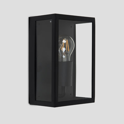 Grena Black 24cm H Outdoor Flush Mount