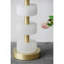 Lampe de table en marbre 13 x 13 x 26 po
