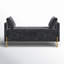 Banc rembourré avec rangement à compartiments et coussins décoratifs l 56 po Aristides-188117293