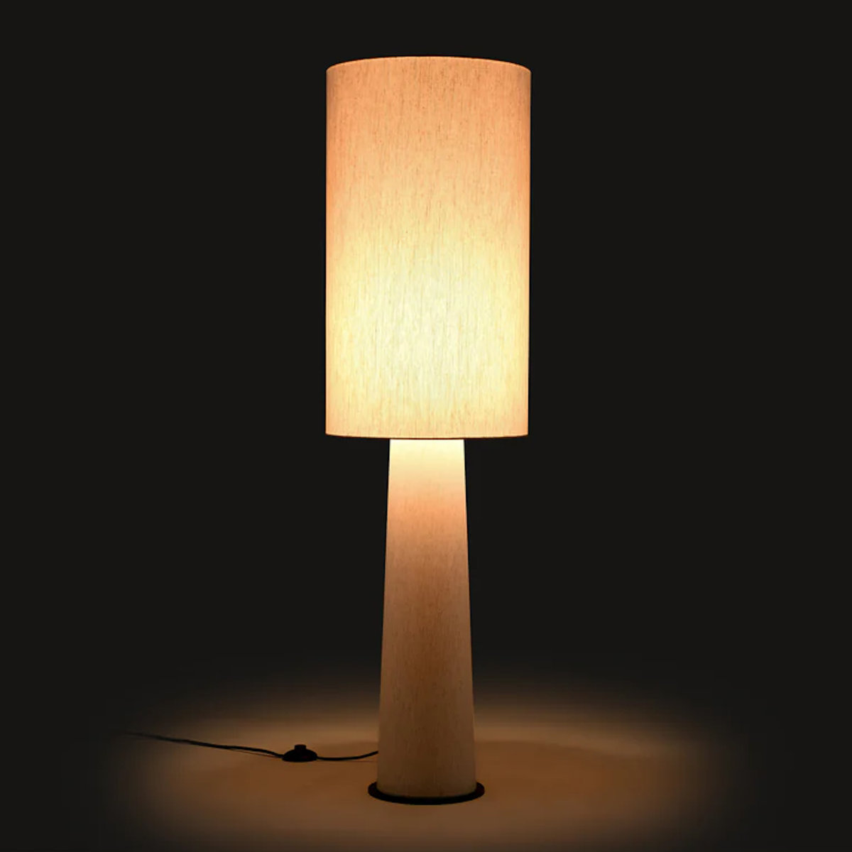 Keshav Linen Floor Lamp