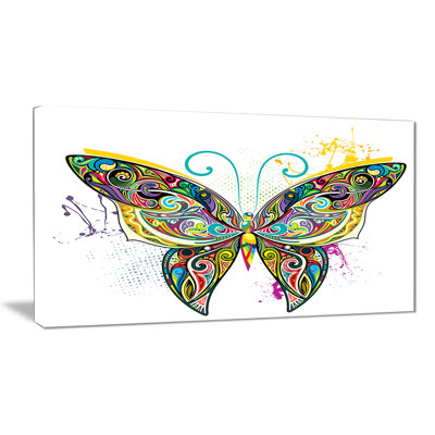 « ajouré papillon », impression