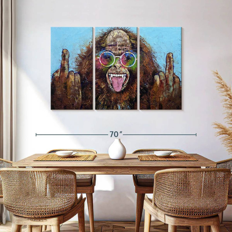 Brampt Bigfoot Double Bird, 36" H x 57" W