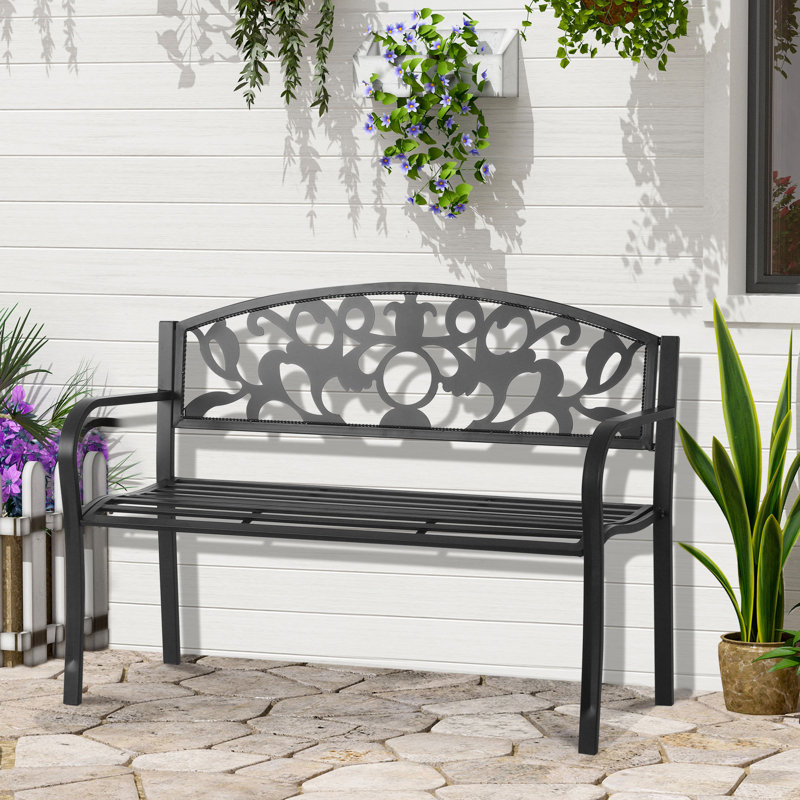 Metal Outdoor Bench