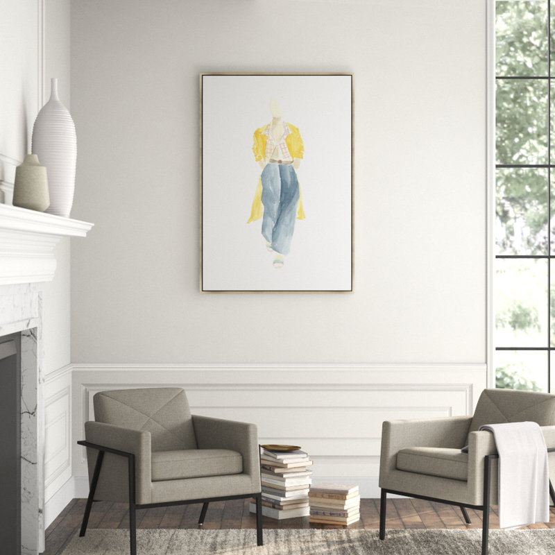 Style Me II Print by Helen Parker, 36.5" H x 25.5" W x 1.5" D, Image Brush Gel