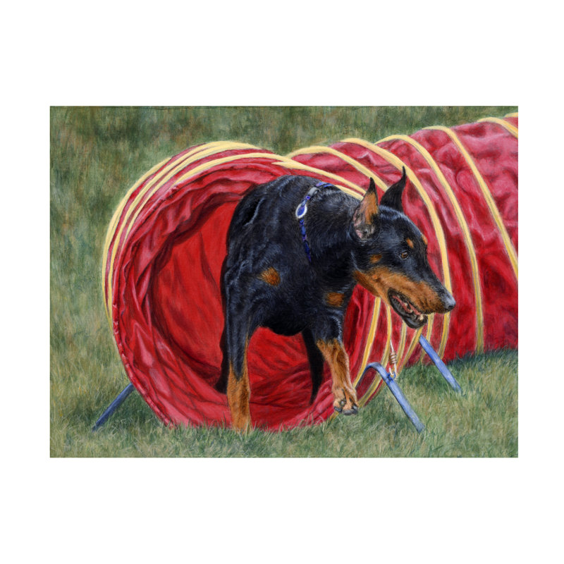 Œuvre sur toile, Bolice Darlene Pavlovich, H 14 po x l 19 po