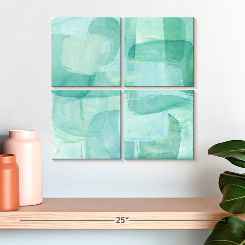 Sea Glass Reflection I, H 18 po x l 18 po