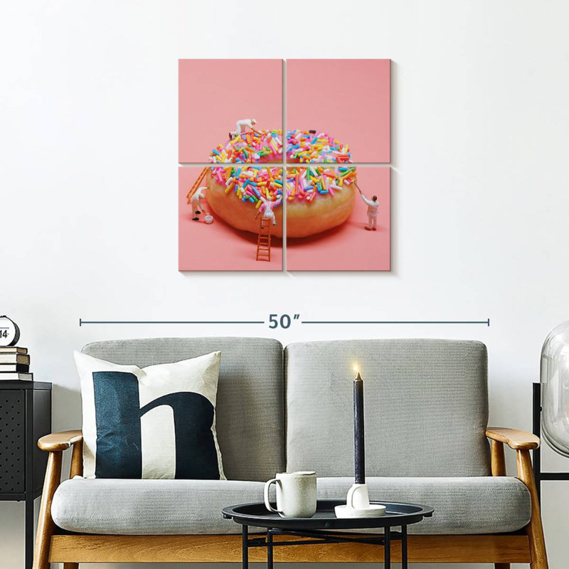 Yarlin Doughnut Construction, 26" H x 26" W