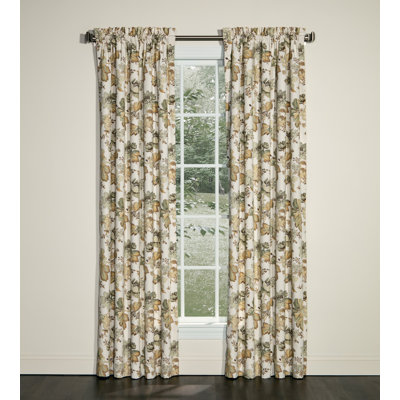 Paire de rideaux obscurcissant avec passe-tringle 100% coton Pontoise