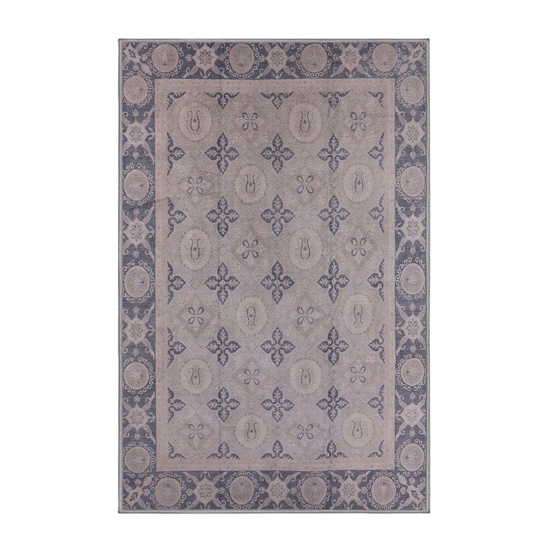 Tapis noir / beige Maghakia, Rectangle 8 pi x 12 pi