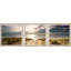Entrada Relaxing Ocean by Marmont Hill - 3 Piece Single Picture Frame Print-2051483742