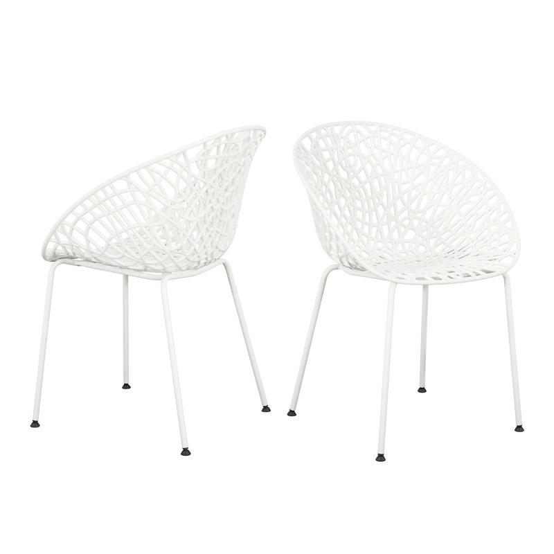 Chaise de salle à manger (ensemble de 2), Blanc