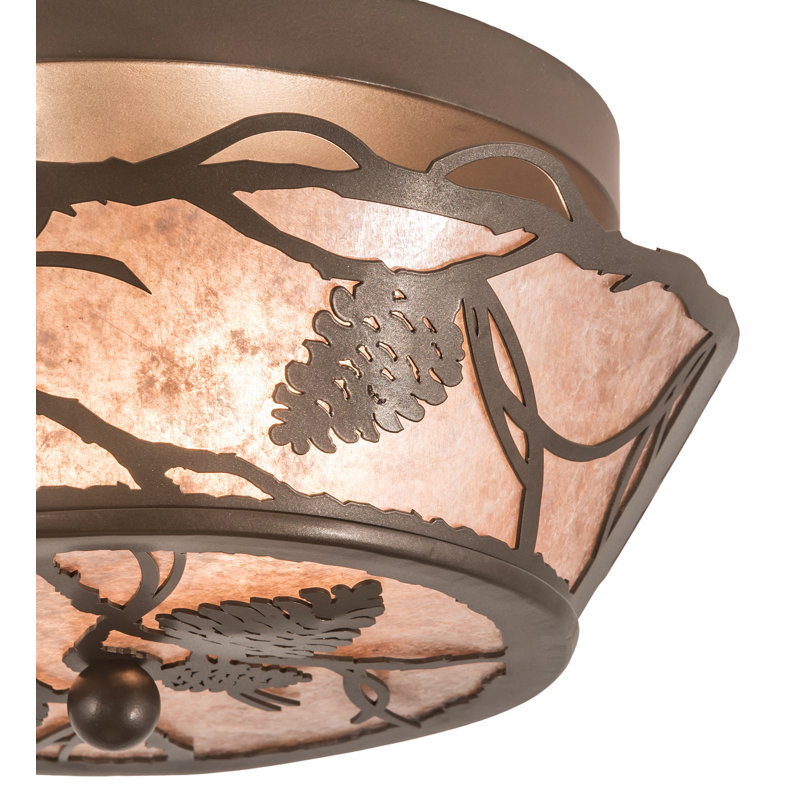2 - Light Semi Flush Mount