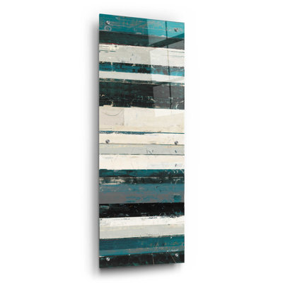 Ivy Bronx 'Blue Zephyr IV' By Mike Schick, Acrylic Glass Wall Art