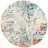 Felty Abstract Cream/Orange/Blue Rug-986711162