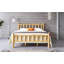 Structure de lit de ferme de style rustique en pin massif de style rustique qui s'adapte aux matelas et aux sommiers-555202078