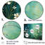 Symphonie d'herbes blanches et vertes sur toile-1091132573-1128796985
