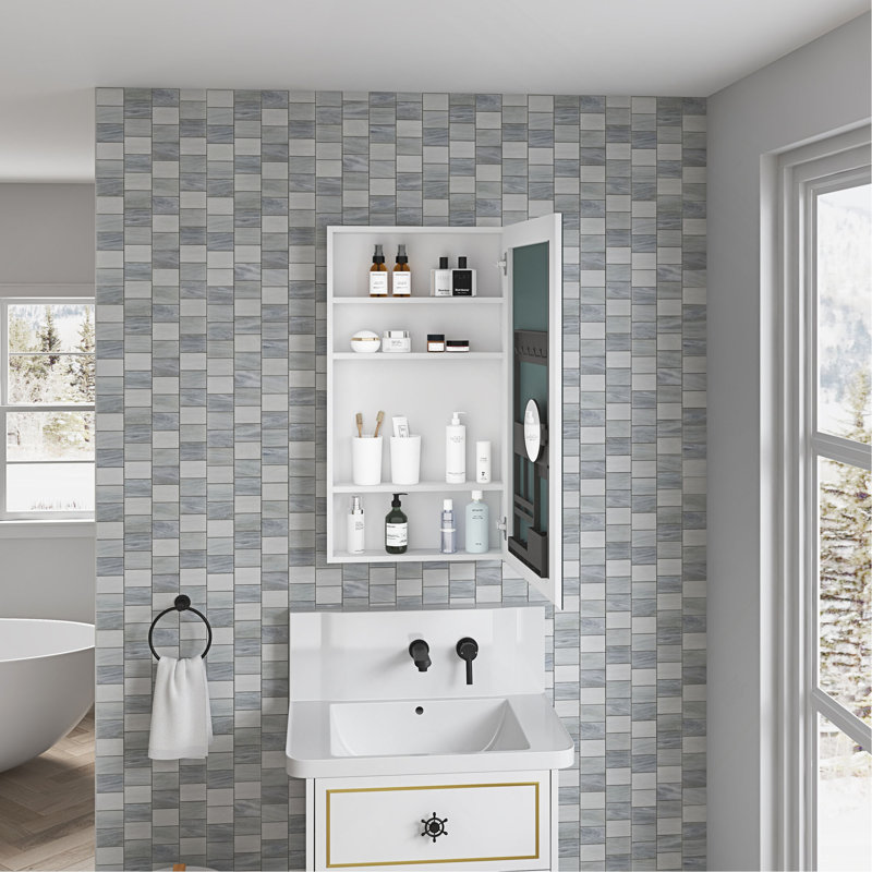 Armoire à pharmacie avec miroir sans cadre Surface