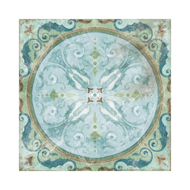 Antique Tile by Carol Robinson - Wrapped Canvas Print, 30.48 cm H x 30.48 cm W