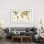 Animal Map Of The World II by Michael Tompsett - Floater Frame Print on Canvas-955278745-955278746