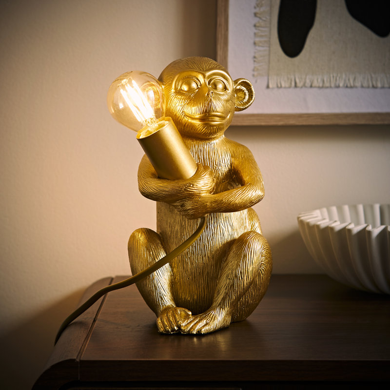 Driffield Lamp Base Lamp, Gold, No Bulb