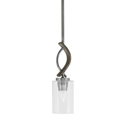 Hallmann Stem Hung Mini Pendant Shown With 4" Glass