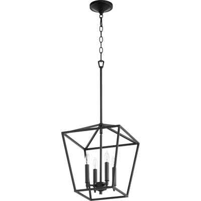 luminaire suspendu géométrique 4 lumières lanternes Arletta