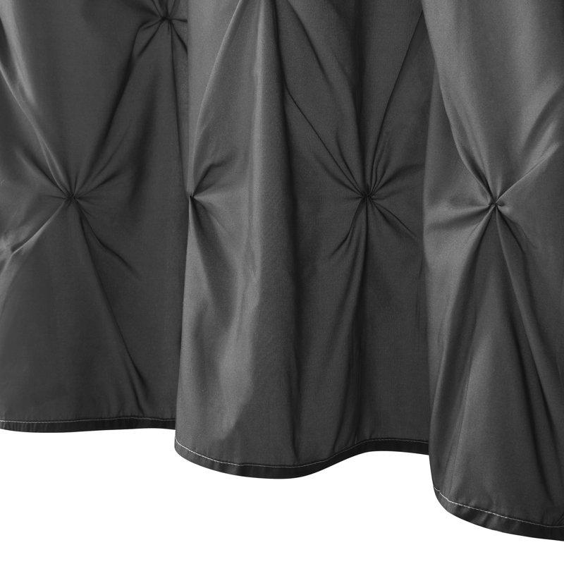 Rideau de douche Ombre Pintuck, Gris