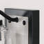 Éclairage pour meuble-lavabo en faux grain de bois à 5 lumières l 50 po avec verre ensemencé Farmhouse-176119491-176119489